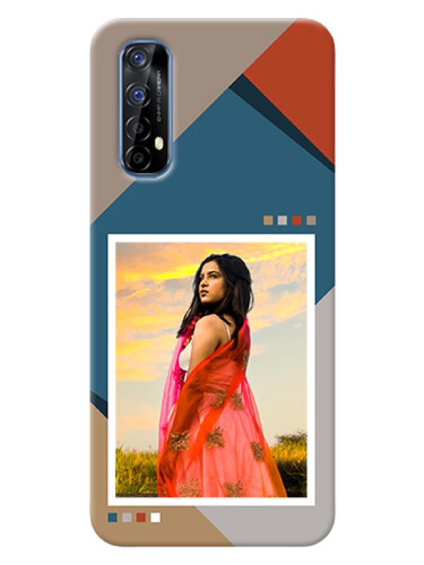 Custom Realme 7 Mobile Back Covers: Retro color pallet Design