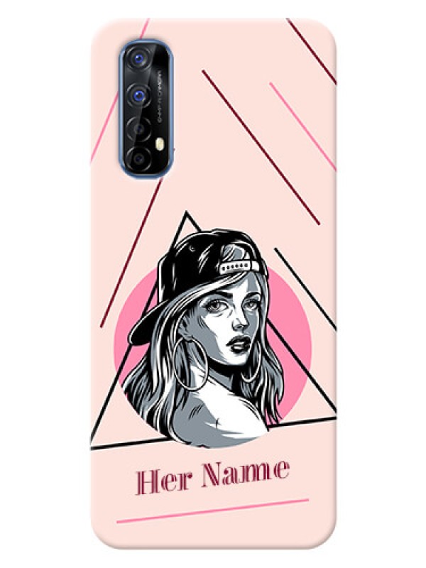 Custom Realme 7 Custom Phone Cases: Rockstar Girl Design