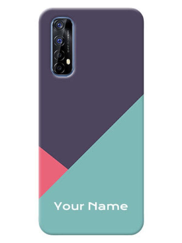 Custom Realme 7 Custom Phone Cases: Tri Color abstract Design