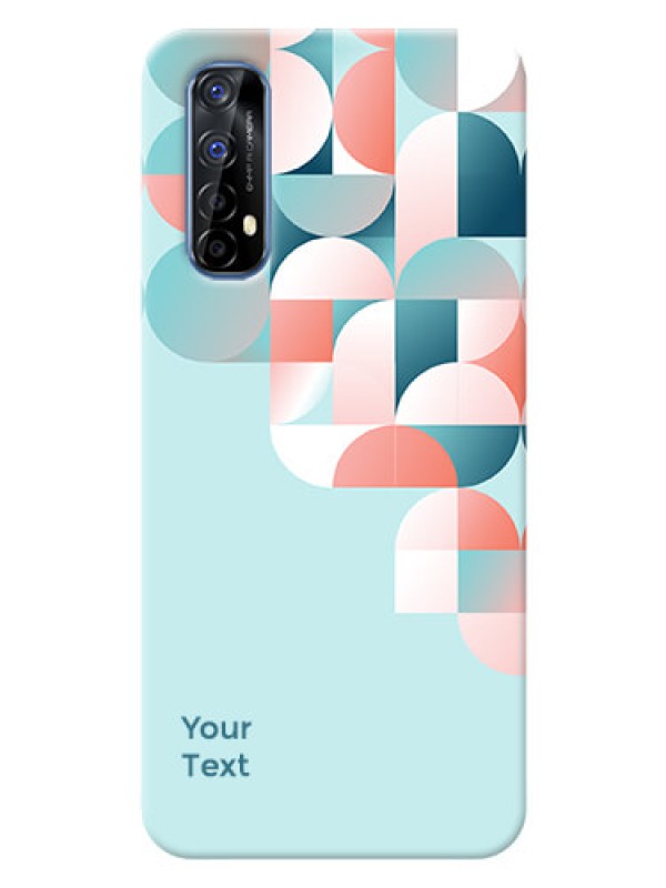 Custom Realme 7 Back Covers: Stylish Semi-circle Pattern Design