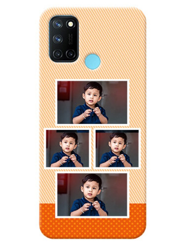 Custom Realme 7i Mobile Back Covers: Bulk Photos Upload Design