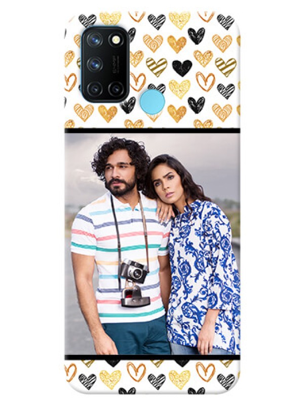 Custom Realme 7i Personalized Mobile Cases: Love Symbol Design