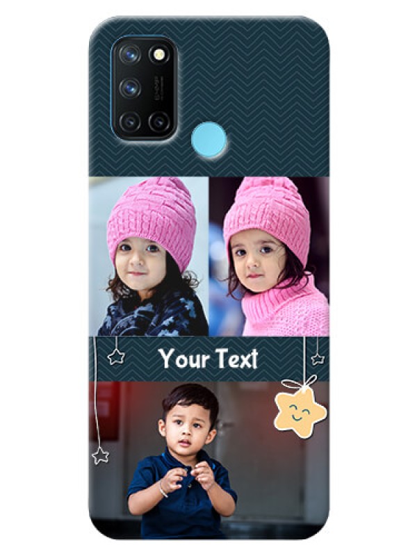 Custom Realme 7i Mobile Back Covers Online: Hanging Stars Design