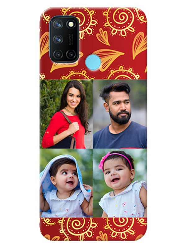 Custom Realme 7i Mobile Phone Cases: 4 Image Traditional Design