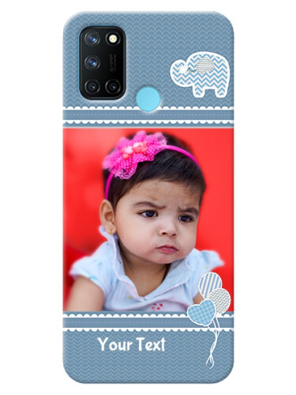 Custom Realme 7i Custom Phone Covers with Kids Pattern Design