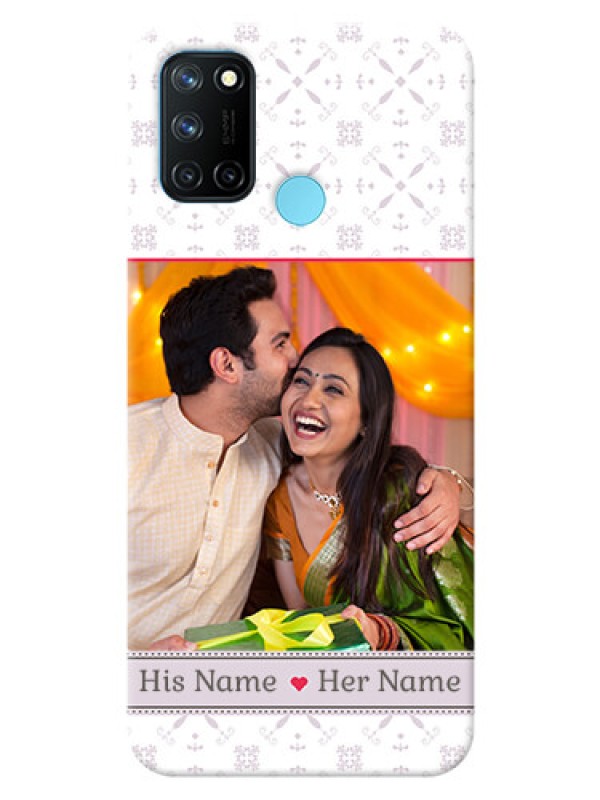Custom Realme 7i Phone Cases with Photo and Ethnic Design