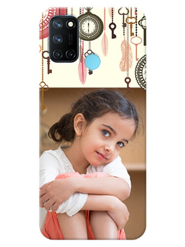 Custom Realme 7i Phone Back Covers: Boho Style Design