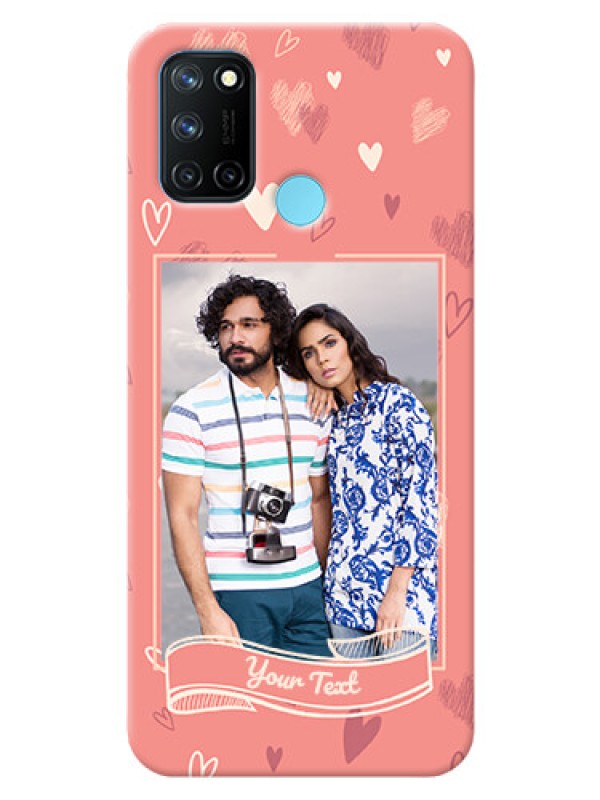 Custom Realme 7i custom mobile phone cases: love doodle art Design