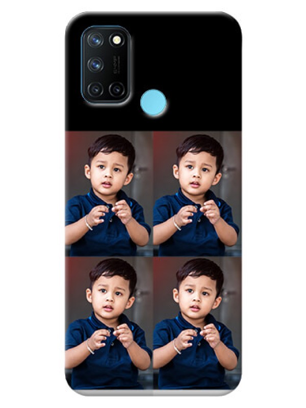 Custom Realme 7i 4 Image Holder on Mobile Cover