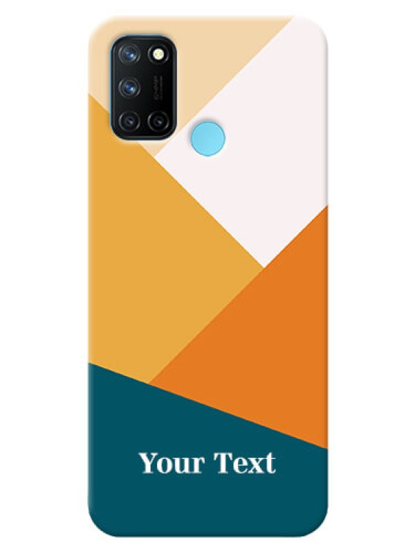 Custom Realme 7I Custom Phone Cases: Stacked Multi-colour Design