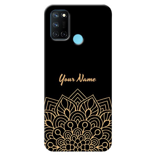 realme 7i back cover golden