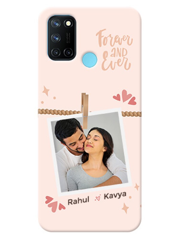 Custom Realme 7I Phone Back Covers: Forever and ever love Design