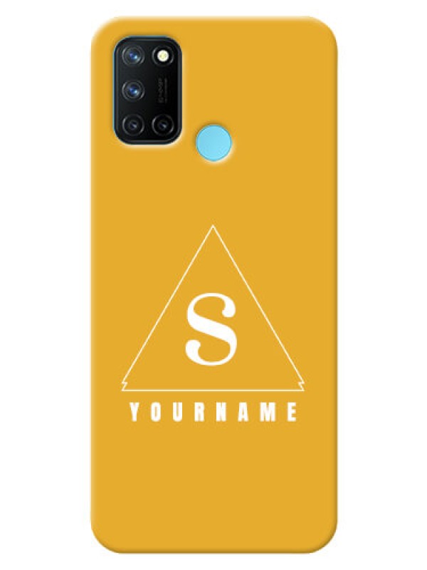 Custom Realme 7I Custom Mobile Case with simple triangle Design