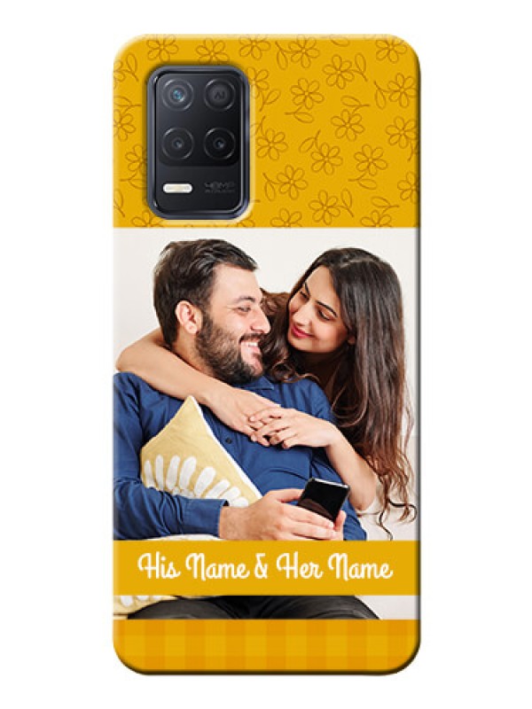 Custom Realme 8 5G mobile phone covers: Yellow Floral Design