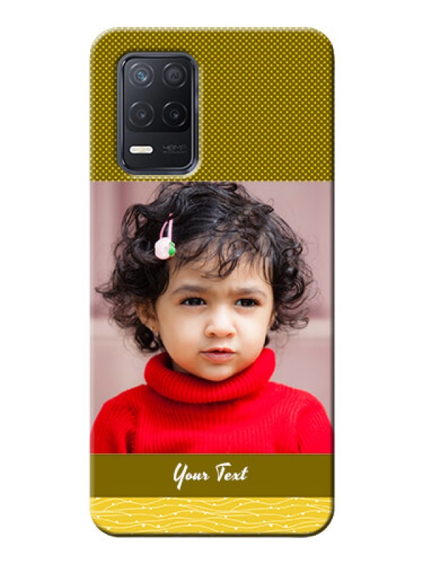 Custom Realme 8 5G custom mobile back covers: Simple Green Color Design