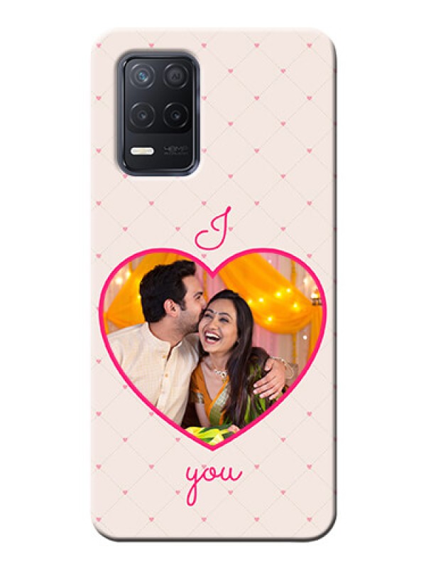 Custom Realme 8 5G Personalized Mobile Covers: Heart Shape Design
