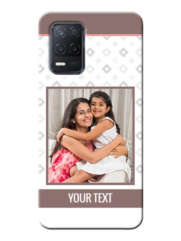 Custom Realme 8 5G custom back covers: Simple Diamond Design