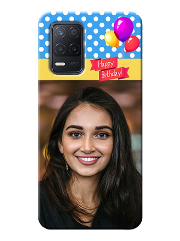 Custom Realme 8 5G custom mobile back covers: Happy Birthday Design