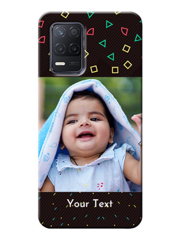 Custom Realme 8 5G custom mobile cases with confetti birthday design