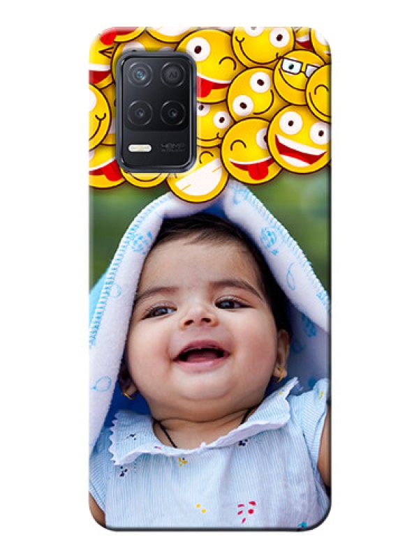 Custom Realme 8 5G Custom Phone Cases with Smiley Emoji Design