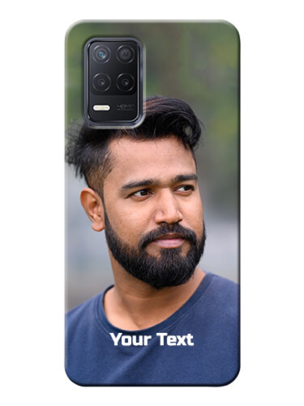 Custom Realme 8 5G Mobile Cover: Photo with Text