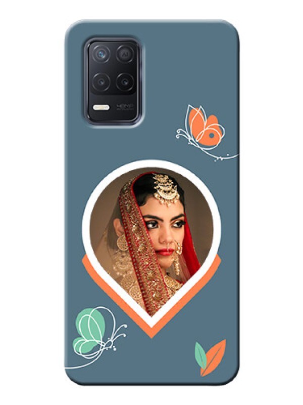 Custom Realme 8 5G Custom Mobile Case with Droplet Butterflies Design
