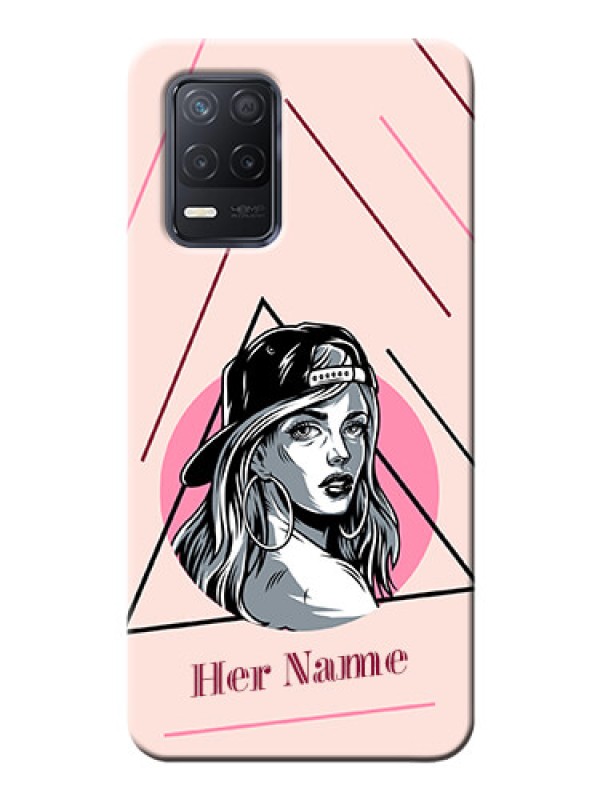 Custom Realme 8 5G Custom Phone Cases: Rockstar Girl Design