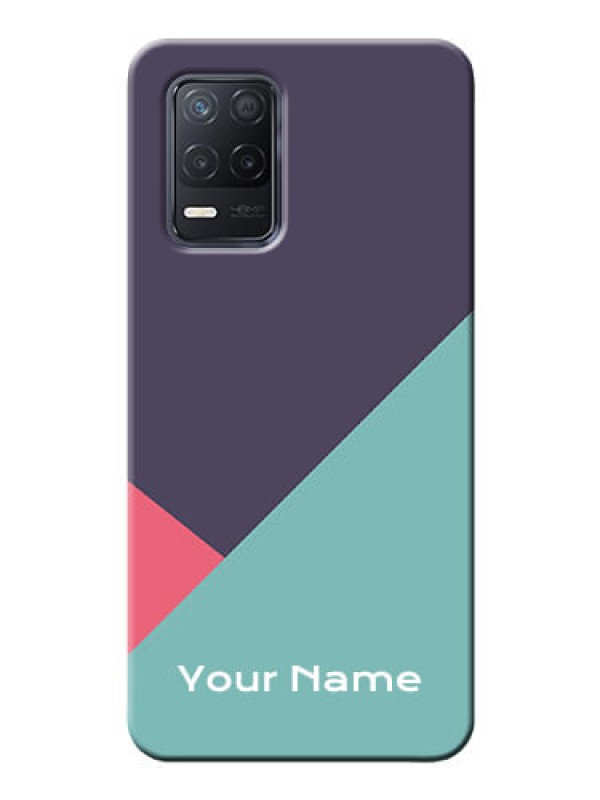 Custom Realme 8 5G Custom Phone Cases: Tri Color abstract Design