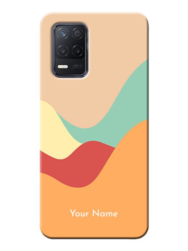 Custom Realme 8 5G Custom Mobile Case with Ocean Waves Multi-colour Design