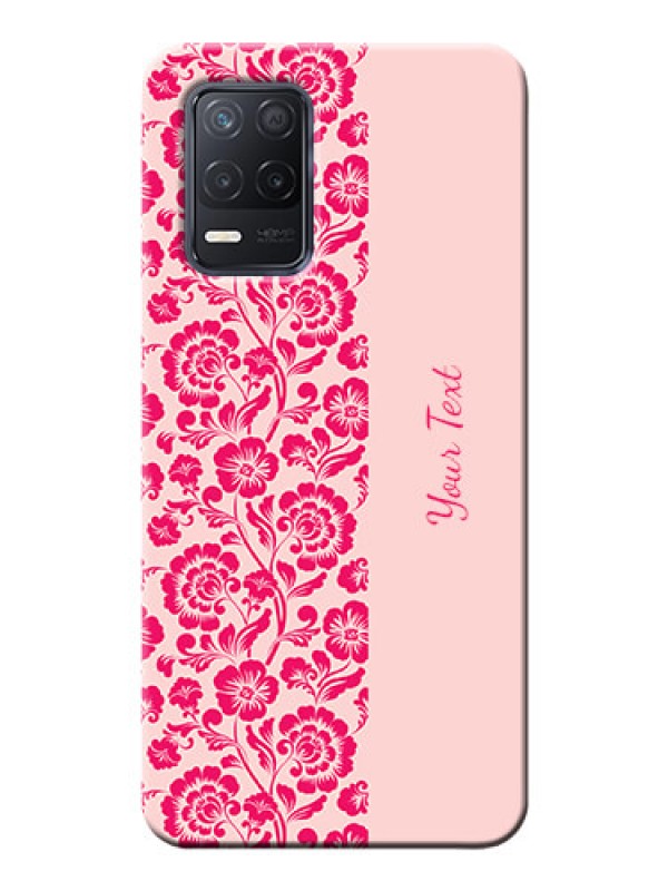 Custom Realme 8 5G Phone Back Covers: Attractive Floral Pattern Design