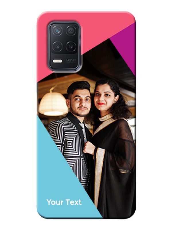 Custom Realme 8 5G Custom Phone Cases: Stacked Triple colour Design