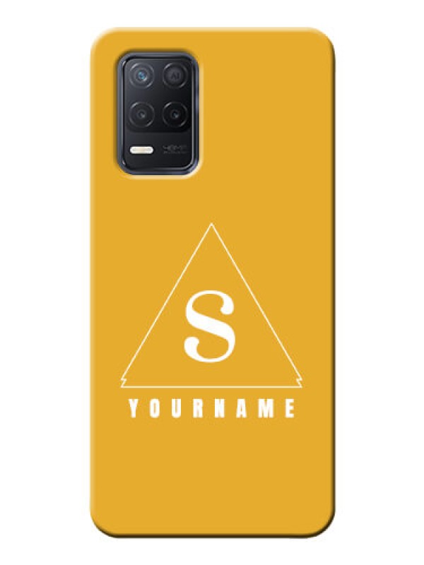 Custom Realme 8 5G Custom Mobile Case with simple triangle Design
