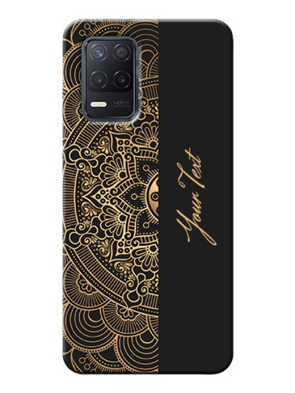 Custom Realme 8 5G Back Covers: Mandala art with custom text Design