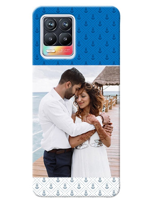 Custom Realme 8 Pro Mobile Phone Covers: Blue Anchors Design