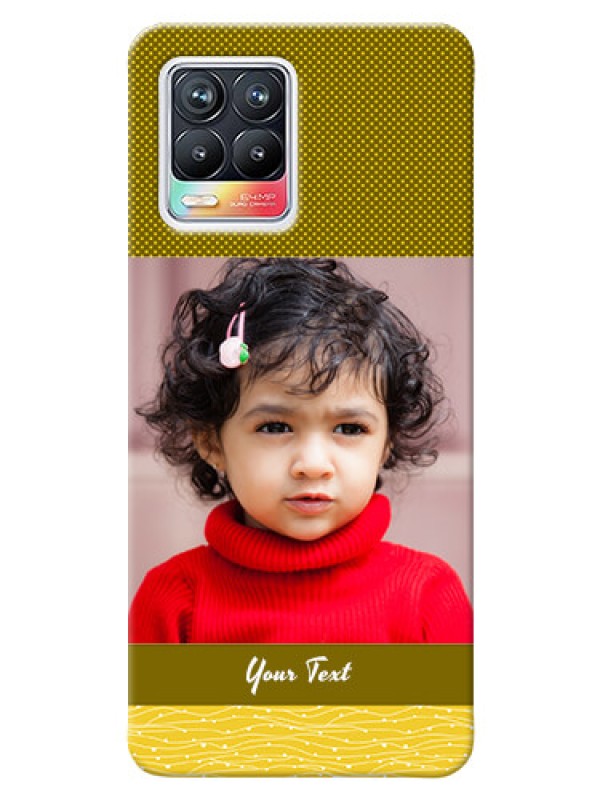 Custom Realme 8 Pro custom mobile back covers: Simple Green Color Design
