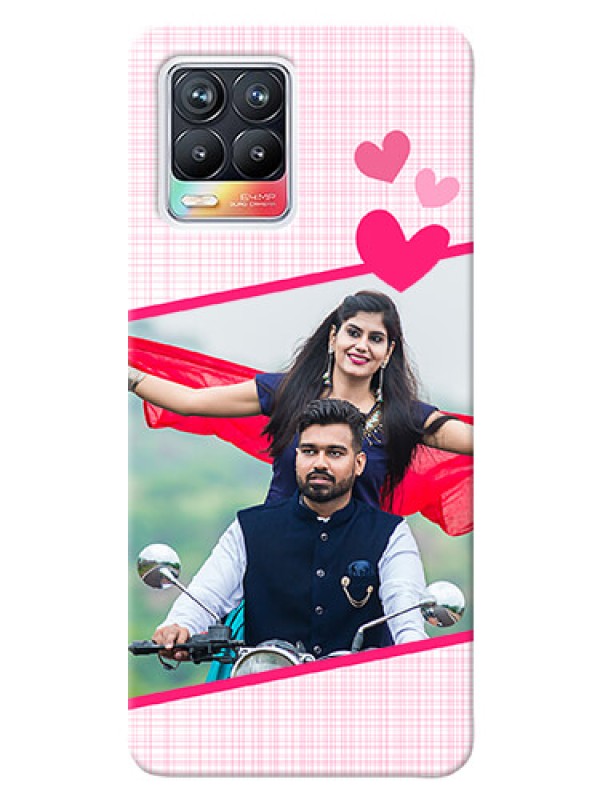 Custom Realme 8 Pro Personalised Phone Cases: Love Shape Heart Design