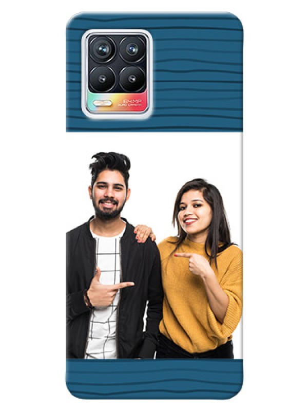Custom Realme 8 Pro Custom Phone Cases: Blue Pattern Cover Design
