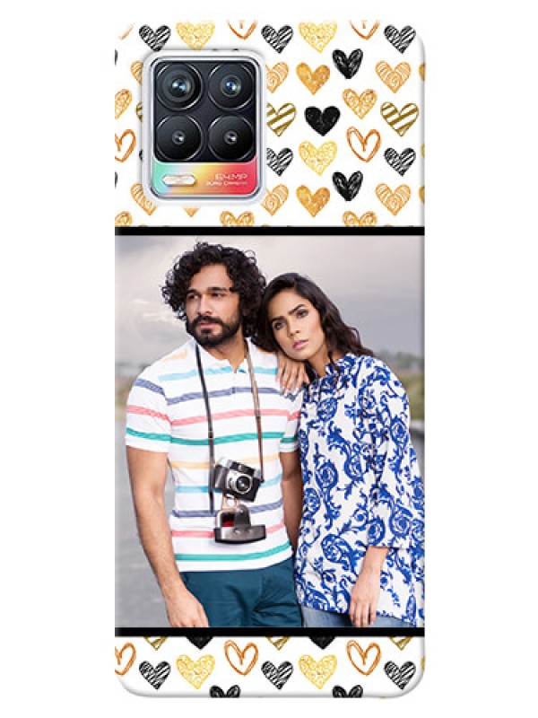 Custom Realme 8 Pro Personalized Mobile Cases: Love Symbol Design