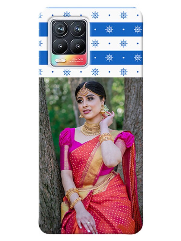 Custom Realme 8 Pro custom mobile covers: Snow Pattern Design