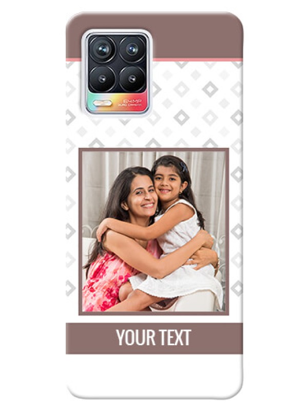 Custom Realme 8 Pro custom back covers: Simple Diamond Design