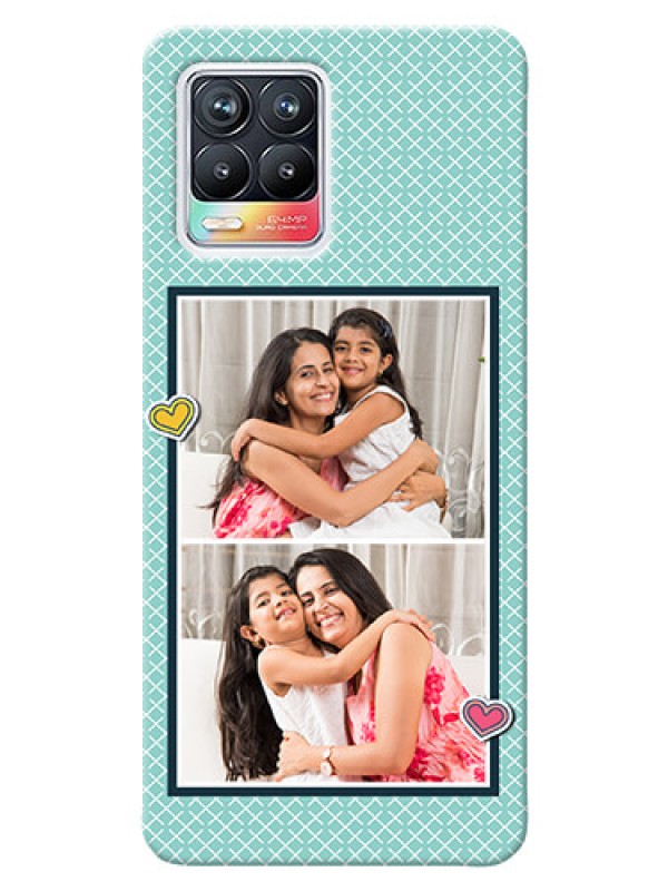 Custom Realme 8 Pro Custom Phone Cases: 2 Image Holder with Pattern Design