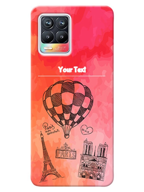 Custom Realme 8 Pro Personalized Mobile Covers: Paris Theme Design