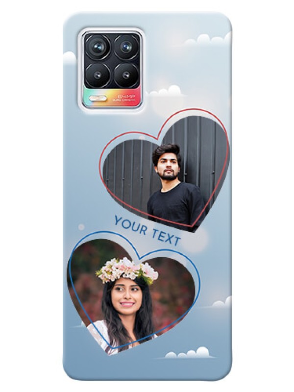 Custom Realme 8 Pro Phone Cases: Blue Color Couple Design 