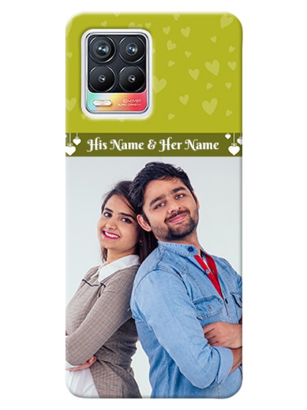Custom Realme 8 Pro custom mobile covers: You & Me Heart Design