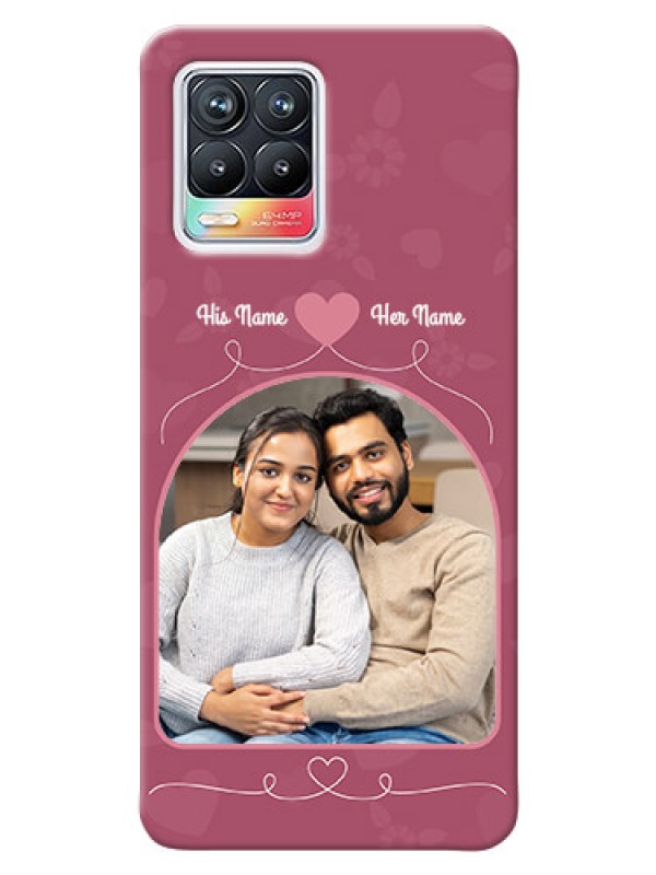 Custom Realme 8 Pro mobile phone covers: Love Floral Design