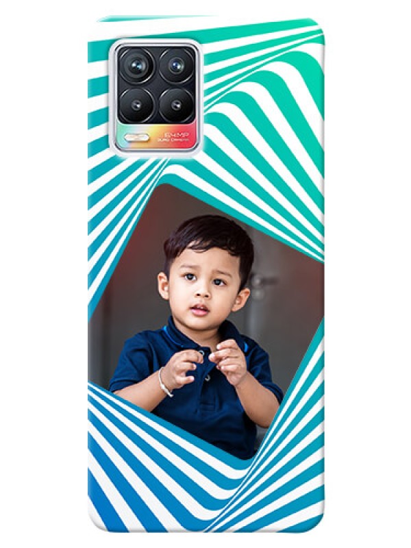Custom Realme 8 Pro Personalised Mobile Covers: Abstract Spiral Design