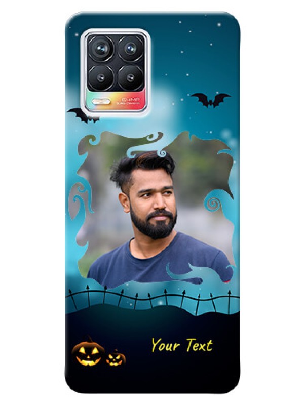 Custom Realme 8 Pro Personalised Phone Cases: Halloween frame design
