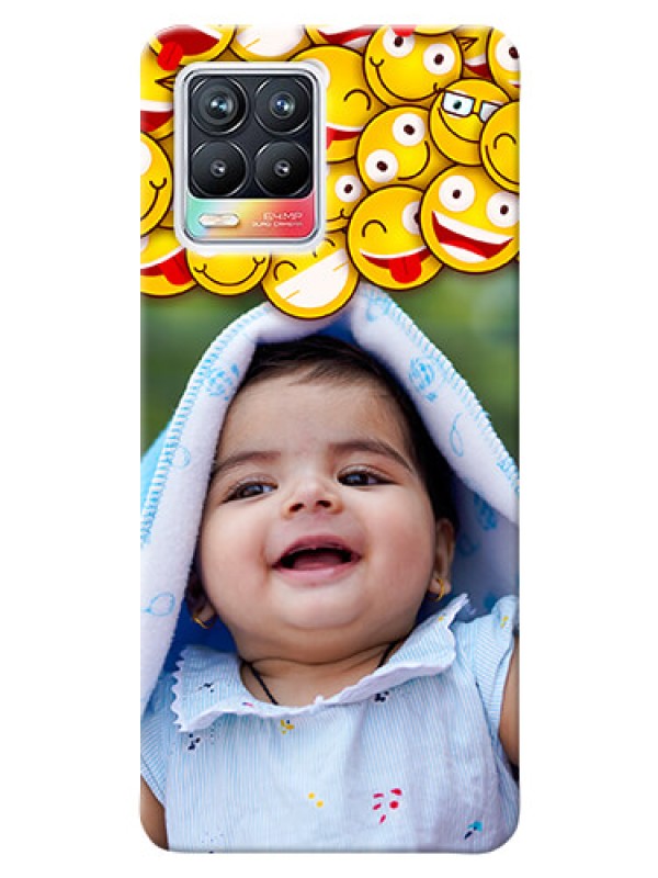 Custom Realme 8 Pro Custom Phone Cases with Smiley Emoji Design
