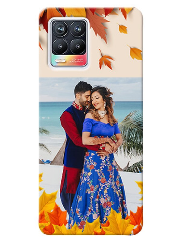 Custom Realme 8 Pro Mobile Phone Cases: Autumn Maple Leaves Design