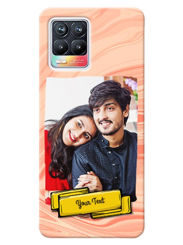 Custom Realme 8 Pro Customized Phone Cases: Marble Texture Design